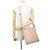 Borsa a tracolla Gucci in tela GG rosa beige - vista 4