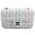 Timeless Borsa a tracolla Chanel Mini Flap 20 bianca Bianco - vista 2