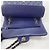 Borsa a tracolla Chanel Matelassé Navy Double Flap Blu navy - vista 10