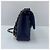 Borsa a tracolla Chanel Matelassé Navy Double Flap Blu navy - vista 4