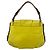 MCM Schultertasche aus gelbem Leder - Ansicht 2