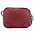 Borsa a tracolla in pelle rossa Gucci Rosso - vista 3