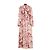 Autre Marque F.R.S. For Restless Sleepers Robe Soie FR38 Rosa Seidentwill Maxi-Kleid UK10 US8 Mehrfarben