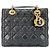 Borsa in pelle nera Christian Dior Nero - vista 2