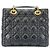 Borsa in pelle nera Christian Dior Nero - vista 3