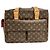 Borsa Louis Vuitton Multipli-Cité Marrone