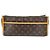 Borsa a tracolla lunga Popincourt Louis Vuitton Marrone
