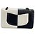 Borsa a Spalla Chanel Bicolor Double Flap Nero - vista 2