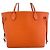 Borsa Tote Louis Vuitton Neverfull MM Arancione - vista 3