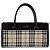 Burberry Nova Check Canvas Handtasche Braun