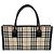 Burberry Nova Check Canvas Handtasche Braun - Ansicht 3