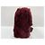 Borsa a tracolla Chanel in pelliccia rossa Rosso - vista 4
