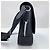Borsa Coach Sprint Map in pelle nera Nero - vista 3