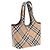 Burberry Piccola borsa tote a quadri - vista 3