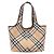 Burberry Piccola borsa tote a quadri - vista 4