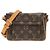 Borsa a Spalla Louis Vuitton VIVA CITE Monogram Metallico Bronzo