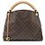 Borsa a Spalla Louis Vuitton Monogram Canvas Artsy MM Marrone