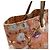 Gucci Flora Canvas Leather Tote Bag Metallic Bronze - Ansicht 6