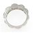 Chanel Profil De Camelia Ring 18K Weißgold Größe 10 Silber Metallisch - Ansicht 4