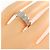 Chanel Profil De Camelia Ring 18K Weißgold Größe 10 Silber Metallisch - Ansicht 5