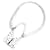 Borsa a tracolla 2way in micro pelle con cut-out Givenchy Bianco