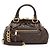 Borsa Stam in agnello trapuntato Marc Jacobs Marrone