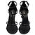 Décolleté Cassandra di Saint Laurent in vernice nera Nero - vista 2