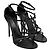 Décolleté Cassandra di Saint Laurent in vernice nera Nero - vista 3