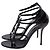 Décolleté Cassandra di Saint Laurent in vernice nera Nero - vista 5