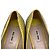 Bailarinas Miu Miu en charol amarillo con adornos de cristal - vista 11