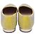 Bailarinas Miu Miu en charol amarillo con adornos de cristal - vista 5