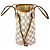 Borsa Tote Louis Vuitton Neverfull PM Damier Azur Bianco - vista 5