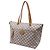 Louis Vuitton Lena Damier Azur MM Tote Bag aus weiß beschichtetem Canvas - Ansicht 2