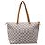 Louis Vuitton Lena Damier Azur MM Tote Bag aus weiß beschichtetem Canvas - Ansicht 4