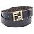 Fendi Reversible Leather Belt Brown