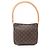 Borsa a Spalla Louis Vuitton Looping MM Monogram Marrone