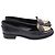 Mocassini Penny in pelle nera Yves Saint Laurent Nero