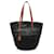 Saint Laurent Raffia Panier Medium Tote Schwarz