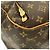 Borsa da Viaggio Louis Vuitton Monogram Marrone - vista 3