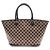 Borsa Tote Louis Vuitton Manosque Damier Marrone - vista 2