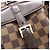 Borsa Tote Louis Vuitton Manosque Damier Marrone - vista 5