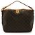 Borsa a Spalla Louis Vuitton Delightful Monogram Marrone