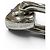 Collana Louis Vuitton Monogram Argento Metallico - vista 5