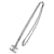 Collana Chanel Coco Mark Argento Metallico - vista 3