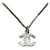 Collana Chanel Coco Mark Argento Metallico - vista 4