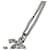 Collana Chanel Coco Mark Argento Metallico - vista 6