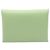 Hermès Monedero Hermes Calvi Duo Chevre Verde