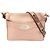Bolso de hombro de cuero Fendi Selleria Rosa