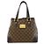 Borsa Louis Vuitton Hampstead Damier Marrone