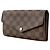 Porte Feuille Sarah Damier Long Wallet Louis Vuitton Castaño - vista 2